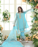 Tehzeeb Fancy Organza 3Pc