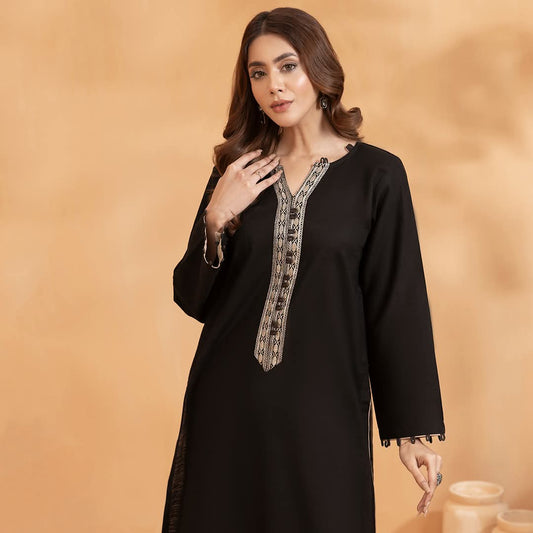 Warm Whisper Embroidered Long Length