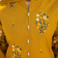 Tulip Mustard Embroidery 2Pc